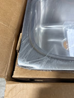 Dent Kohler 75791-1-NA Verse™ 33" top-/undermount double-bowl kitchen sink, Stainless Steel