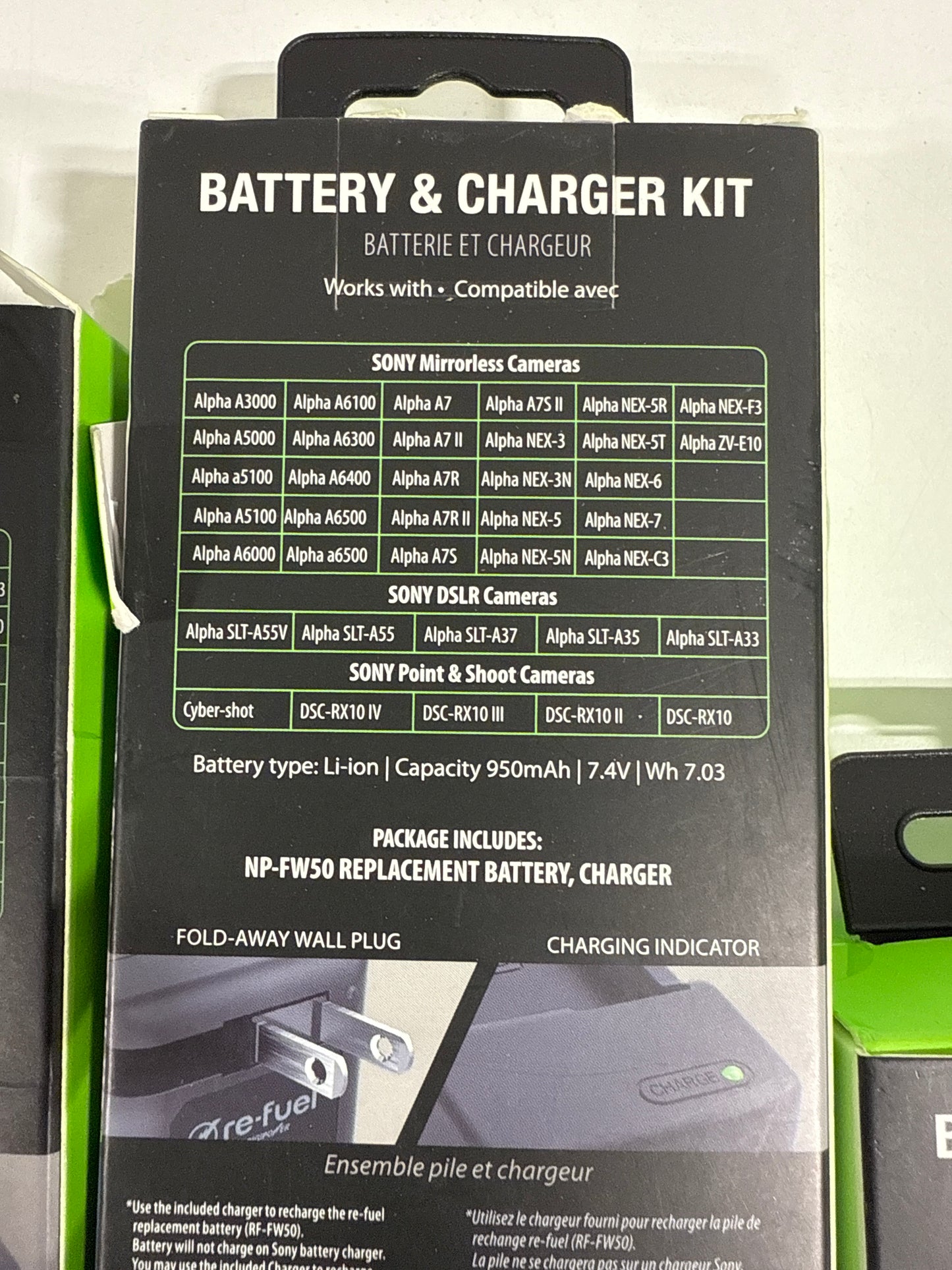 5 Digipower - Digital Camera Battery & Charger Kit, Replacement for Sony NP-FW5