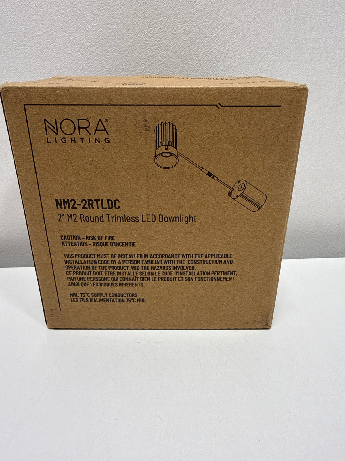 Nora Lighting NM2-2RTLDC8530 M2 LED Canless Recessed Fixture with 2"