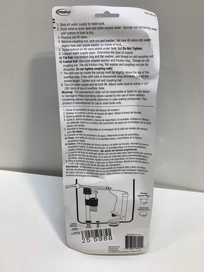 Proflo Pf5112flpk Residential Toilet Manual Flush Valve