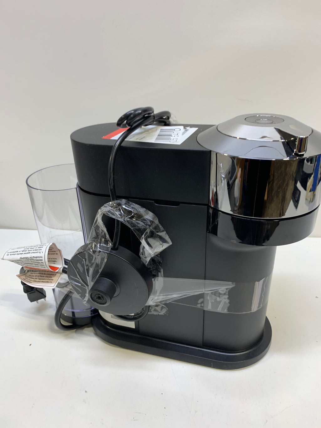See Desc Nespresso Vertuo Next Deluxe Coffee and Espresso Machine by Breville Dark Chrome with Aeroccino Milk Frother