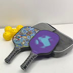 STONESAM Pickleball Paddles Bundle Set of 2 Carton Fiber & Honeycomb Hybrid Control & Power Pickle Ball Racket