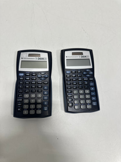 2 Used Texas Instruments TI30XIIS Scientific Calculator - Black