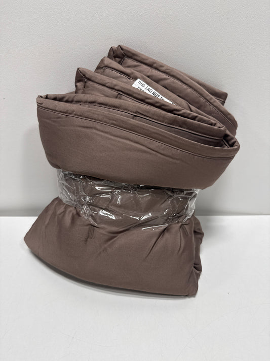 King Rayon from Bamboo Quilt Pillow Sham Brown - Casaluna