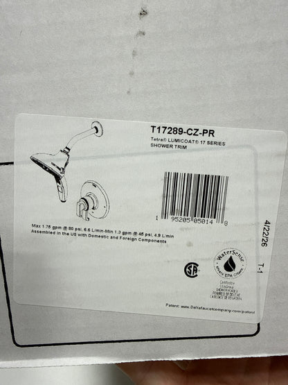Delta T17289 Tetra Monitor 17 Series Shower Only Trim Package - Lumicoat Champagne Bronze