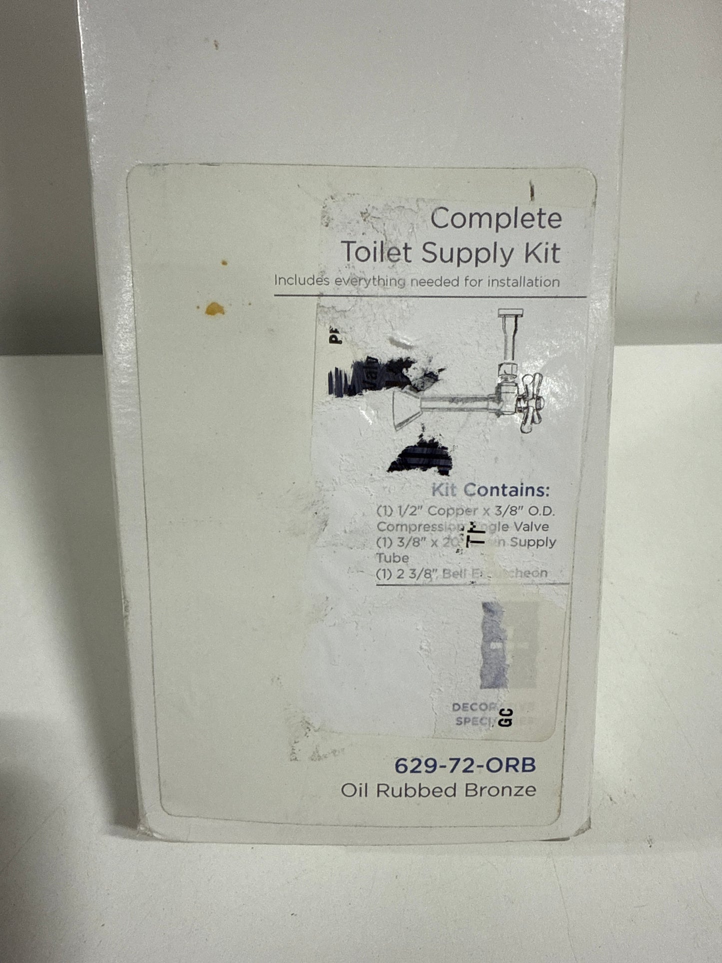 Jaclo 629-72-ORB 1/2" SWT x 3/8" OD Valve Kit, Oil Rubbed Bronze