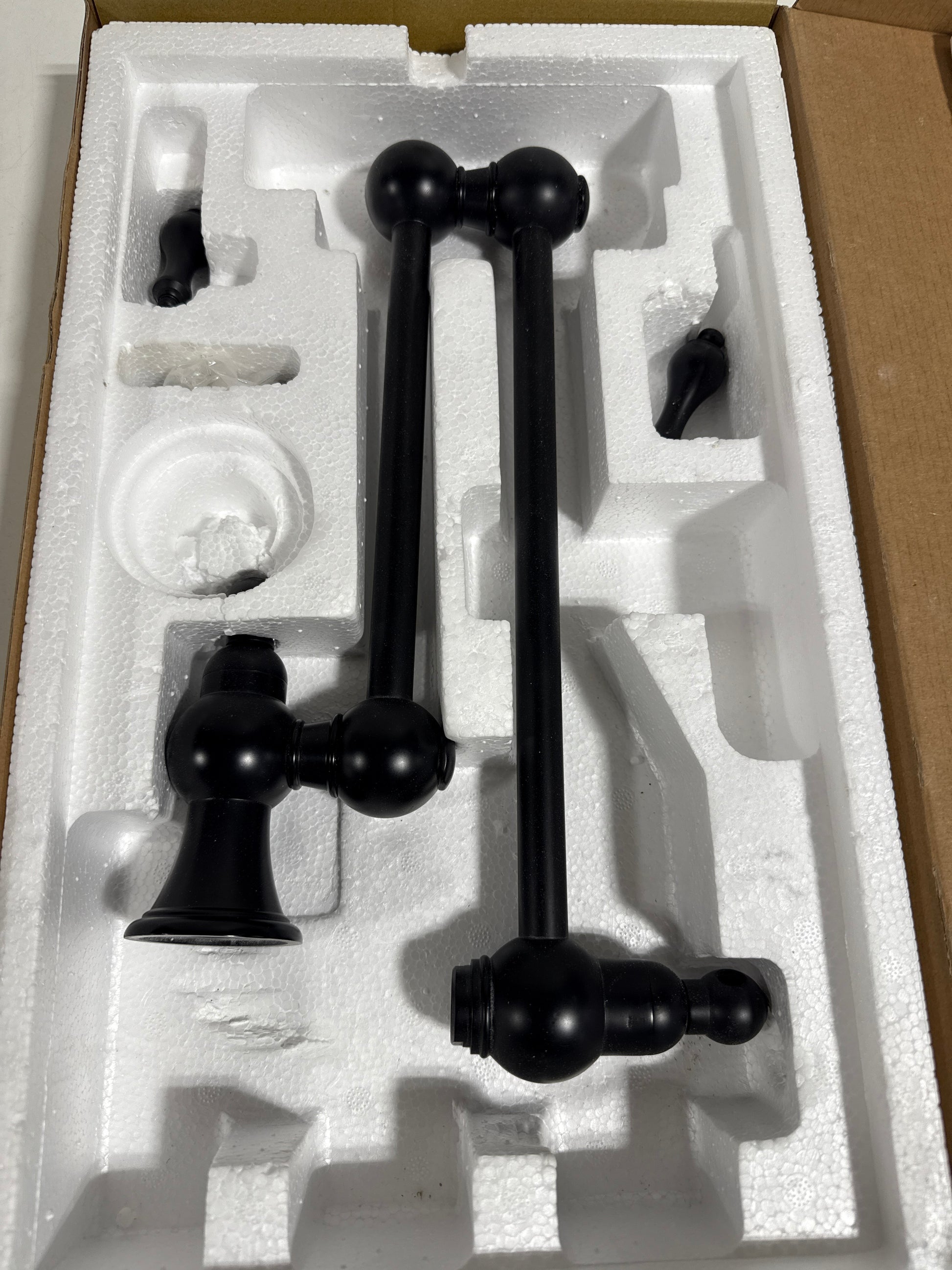 Scratch Signature Hardware 450656 Vivan Double Handle Pot Filler - Matte Black - *Plumbing