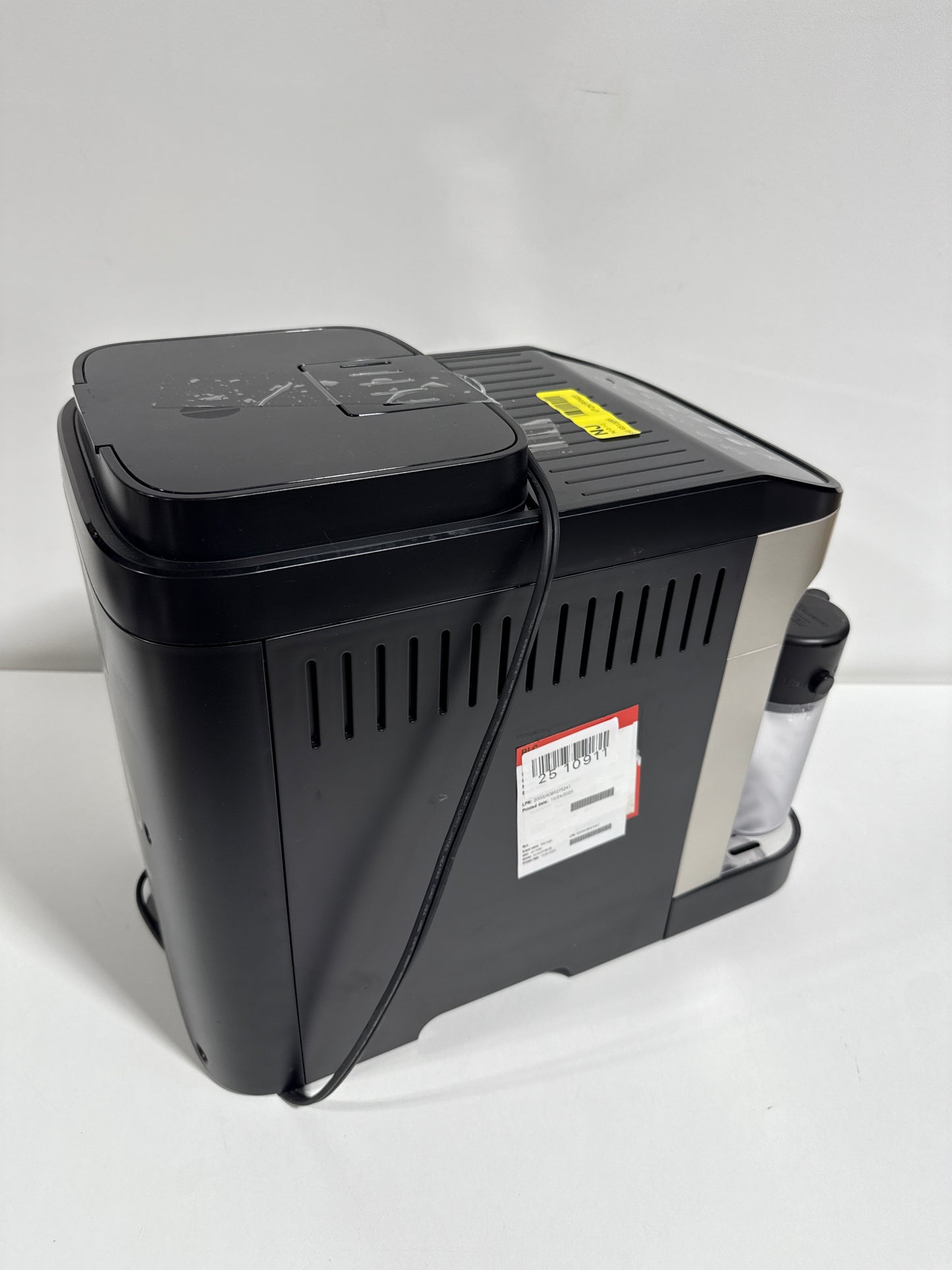 Scratch & Dent De'Longhi - Magnifica Evo Espresso Machine with Automatic Milk Frother for Hot and Iced Lattes, Coffee and More - Silver