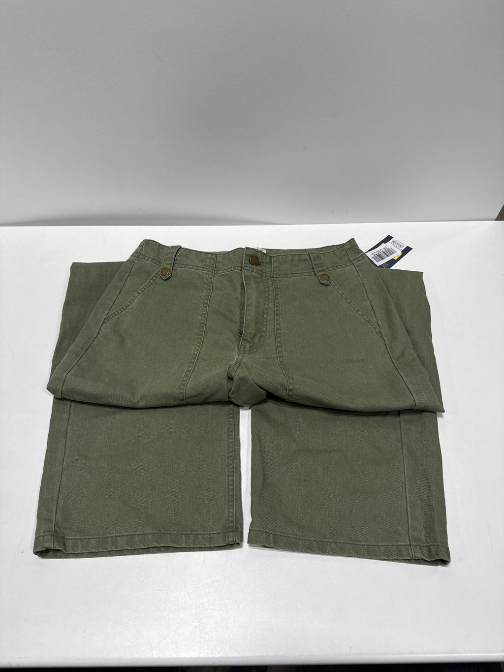 Women's Mid-Rise Straight Leg Cargo Pants - Universal Thread Green 6