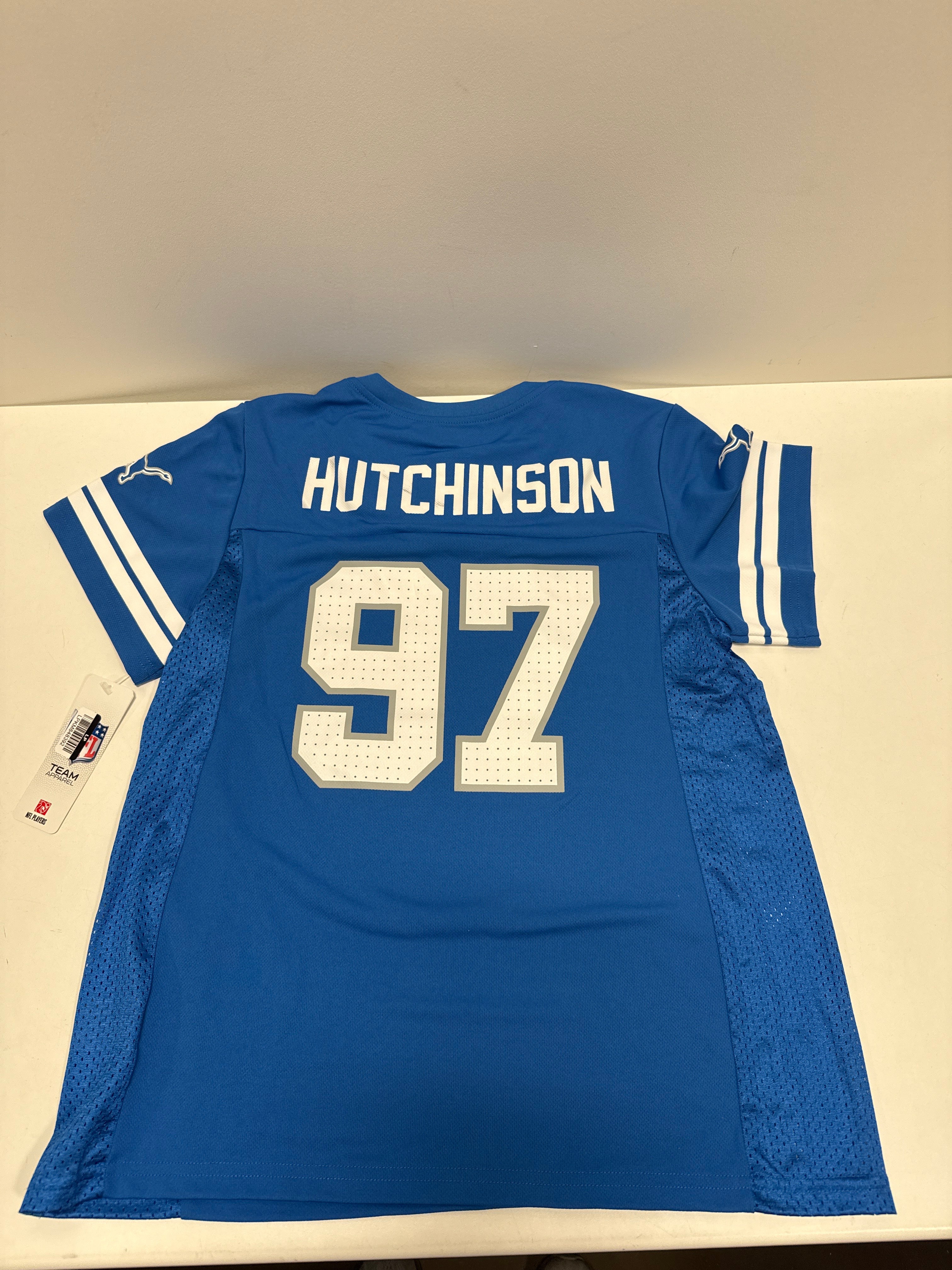 NFL Detroit Lions Hutchinson 97 Womens Short Sleeve Jersey