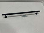 Signature Hardware 949192-15 15" Evinger Knurled Brass Appliance Pull Matte Black Cabinet Hardware Pulls Bar