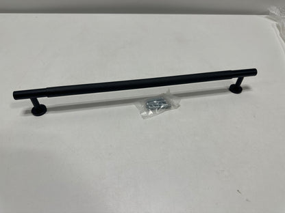 Signature Hardware 949192-15 15" Evinger Knurled Brass Appliance Pull Matte Black Cabinet Hardware Pulls Bar
