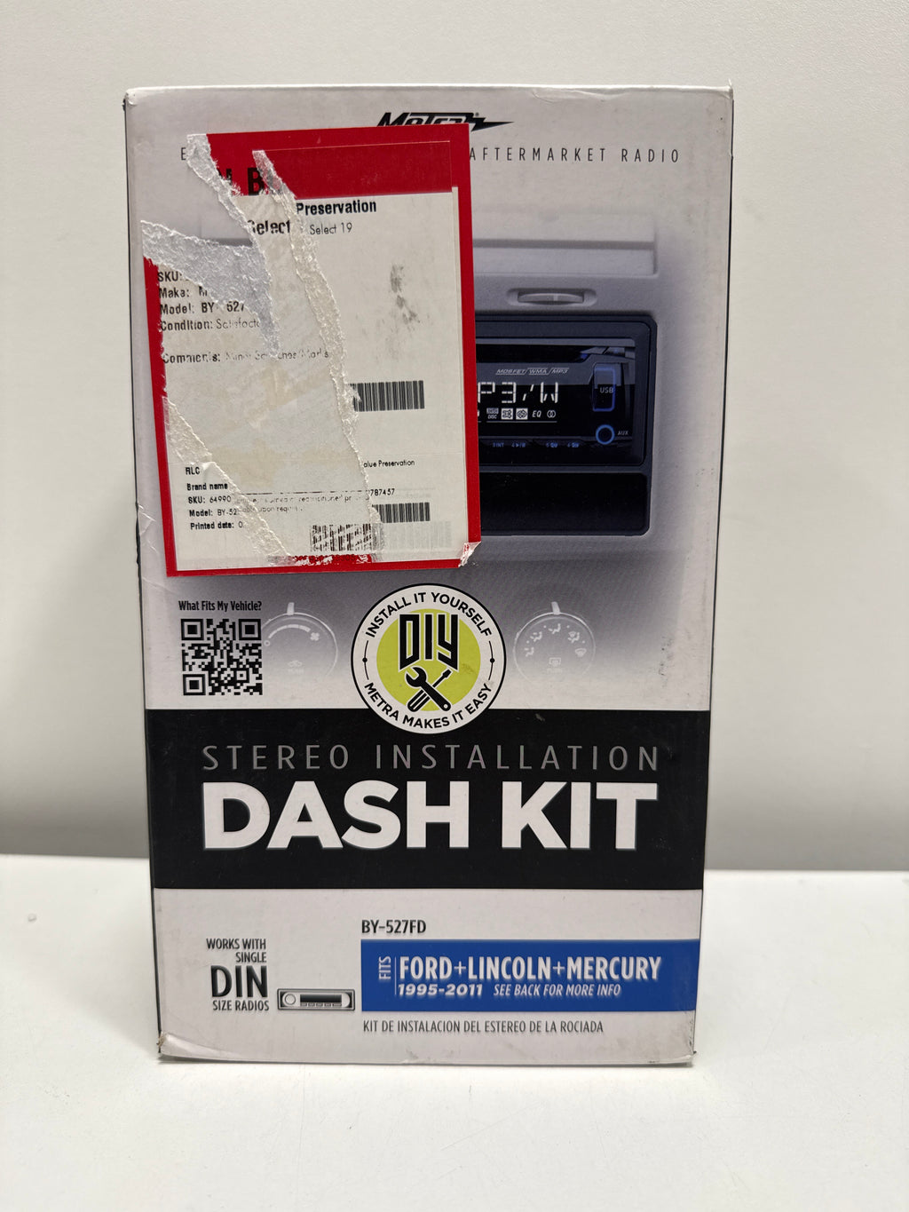Metra - Dash Kit for Select 1995-2011 Ford and Mazda Vehicles - Black