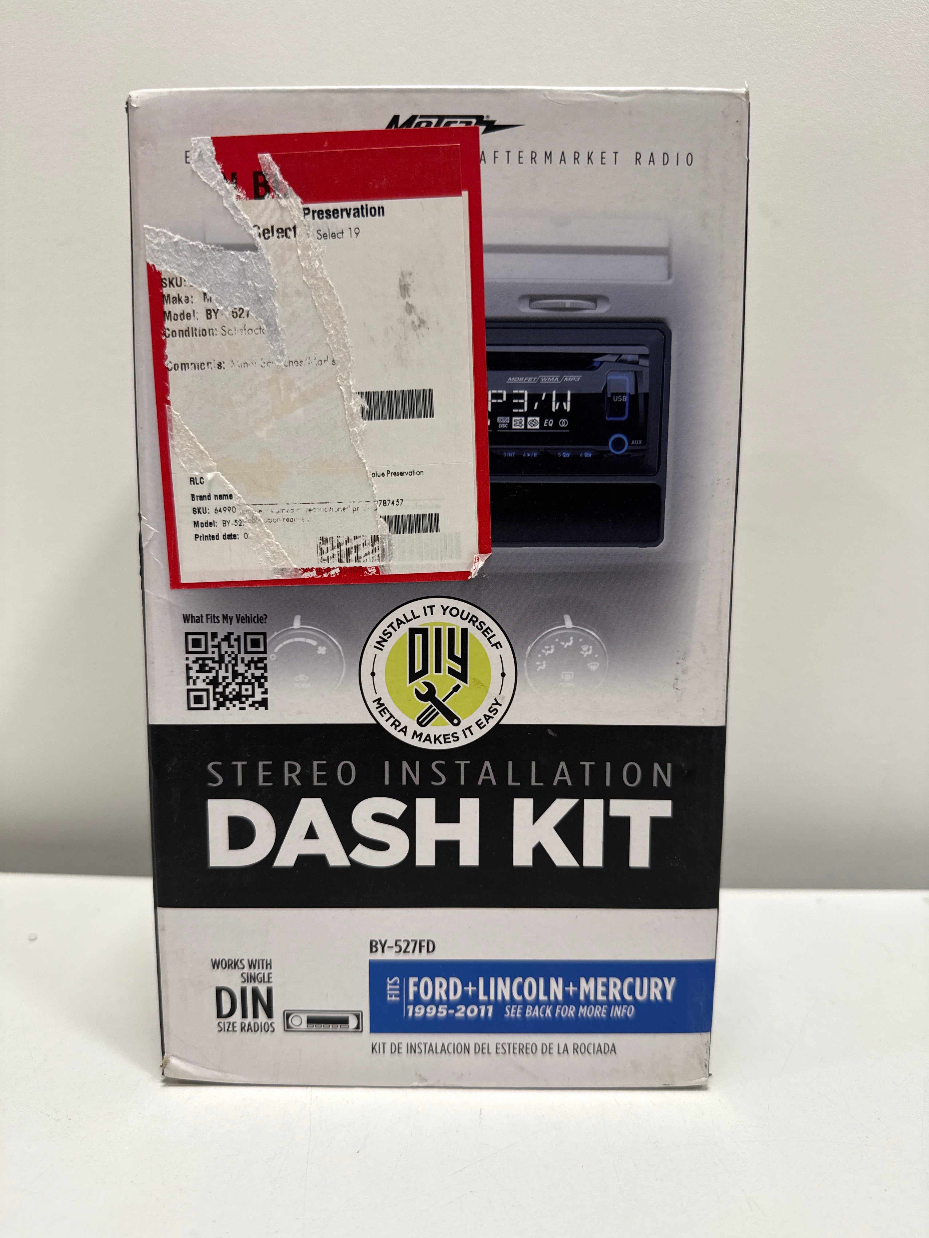 Metra - Dash Kit for Select 1995-2011 Ford and Mazda Vehicles - Black