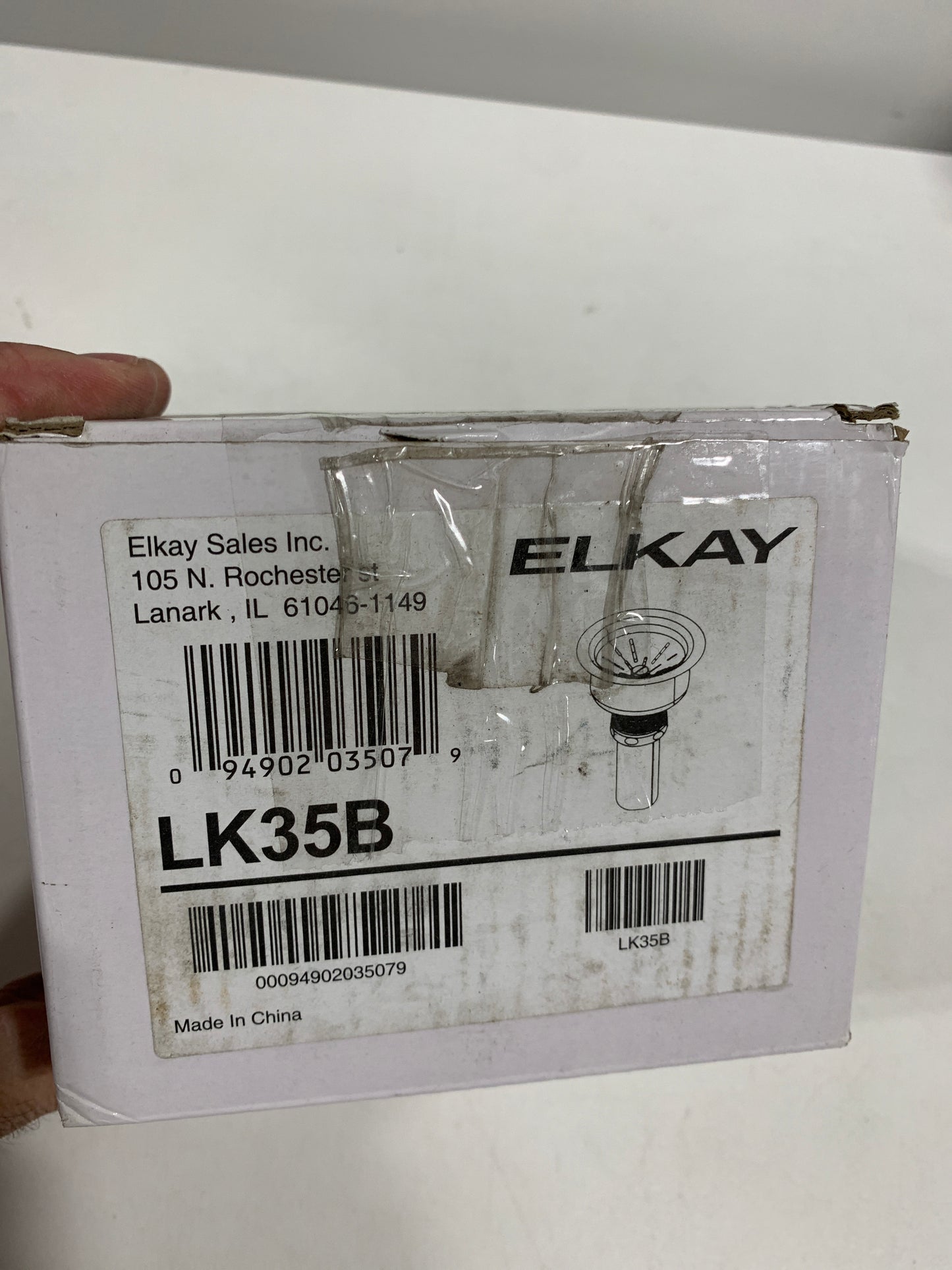 Elkay LK-35B 3 1/2" Stainless Steel Basket Strainer Stainless Steel Sink Accessories