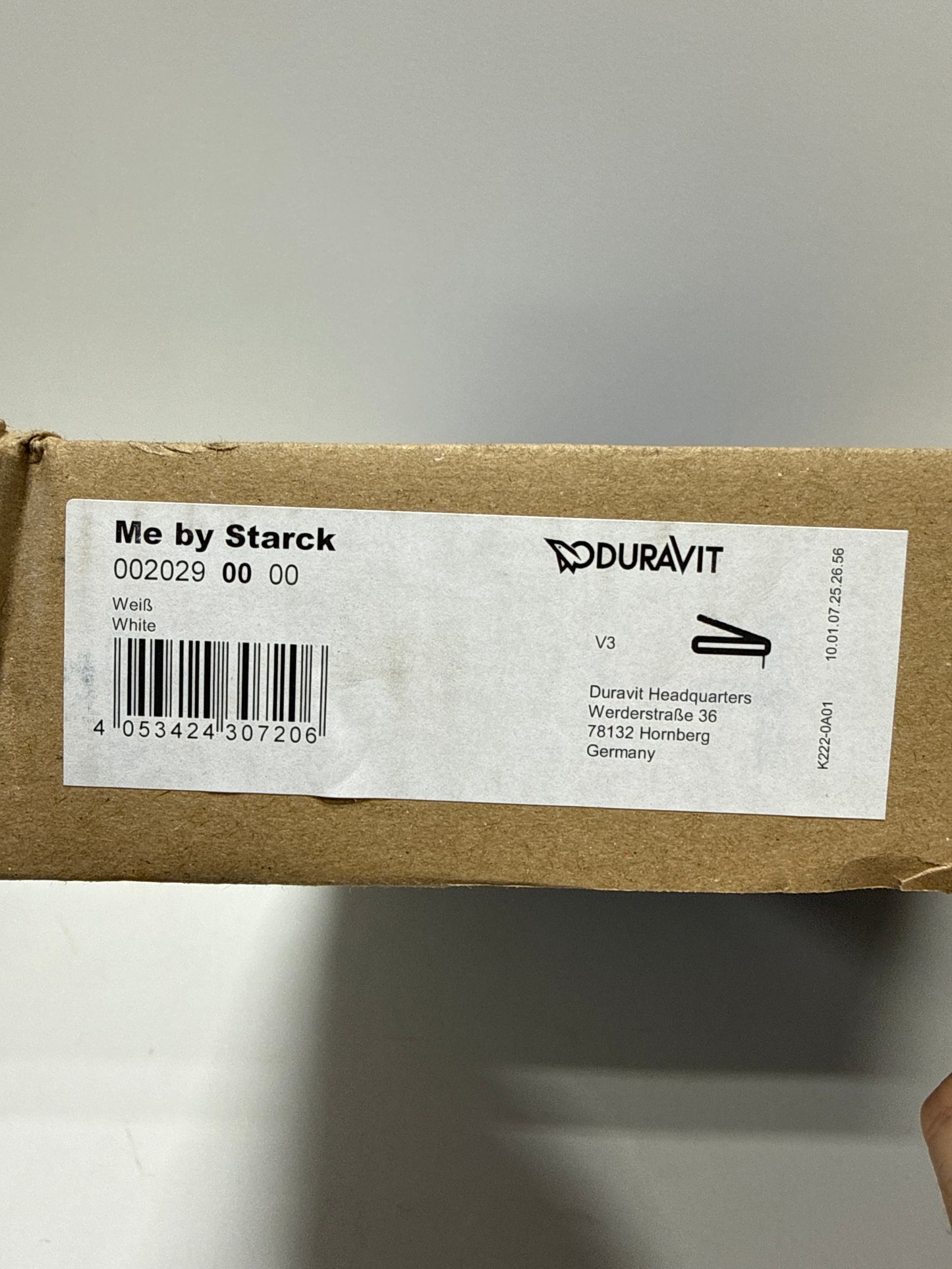 Duravit ME by Starck Elongated Toilet Seat White High Gloss, Slow Closing, Stainless Steel Hinges