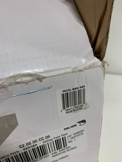 Minka-Aire Orb 1-Light Ceiling Fan with Soft Brass Finish