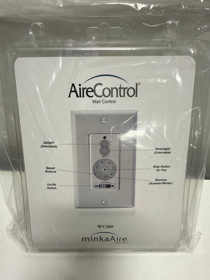 Minka-Aire DC Fan Wall Remote Control Full Fuction - White - WC500