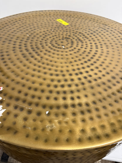 Scratch & Dent Simpli Home - Montrose Metal Coffee Table - Antique Gold /Black