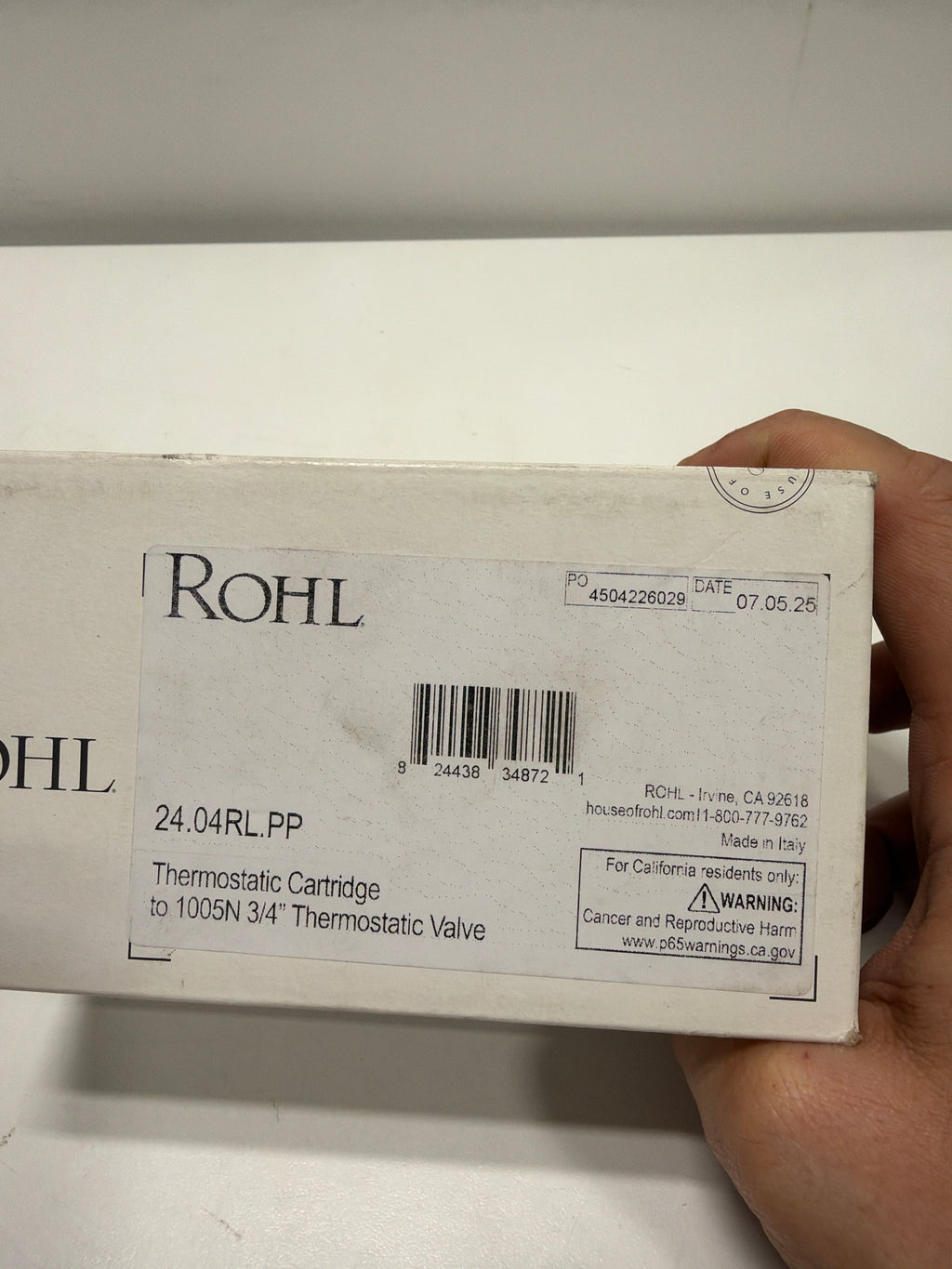 Rohl, 24.04RL.PP, Thermostatic Cartridge for 1005N, N/A