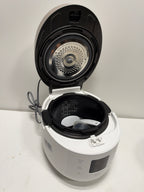 Used Cuckoo 6-Cup Heating Pressure Twin Pressure Rice Cooker and Warmer White
