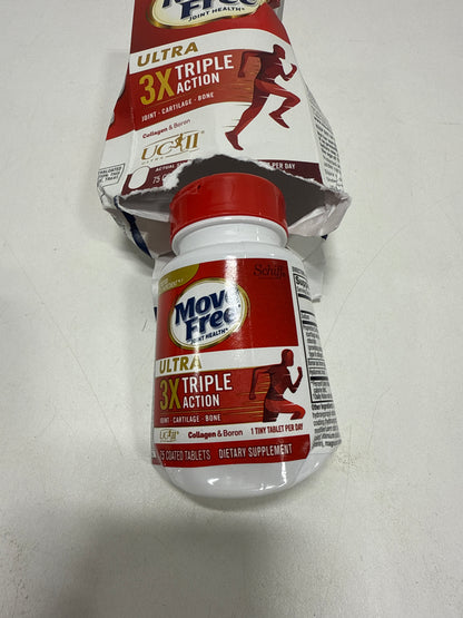 See Desc Move Free Type II Collagen Boron & HA Ultra Triple Action Tablets Move Free (75 Count in a Bottle)