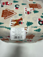 Queen Christmas Flannel Sheet Set Gingerbread Scene - Wondershop - *Bedding