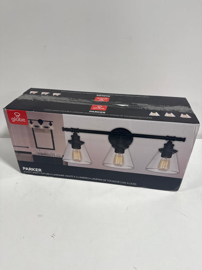 Globe Electric 51411 Parker 3 Light 25’’ Wide Bathroom Vanity Light Oil Rubbed Bronze - *Lighting & Electrical