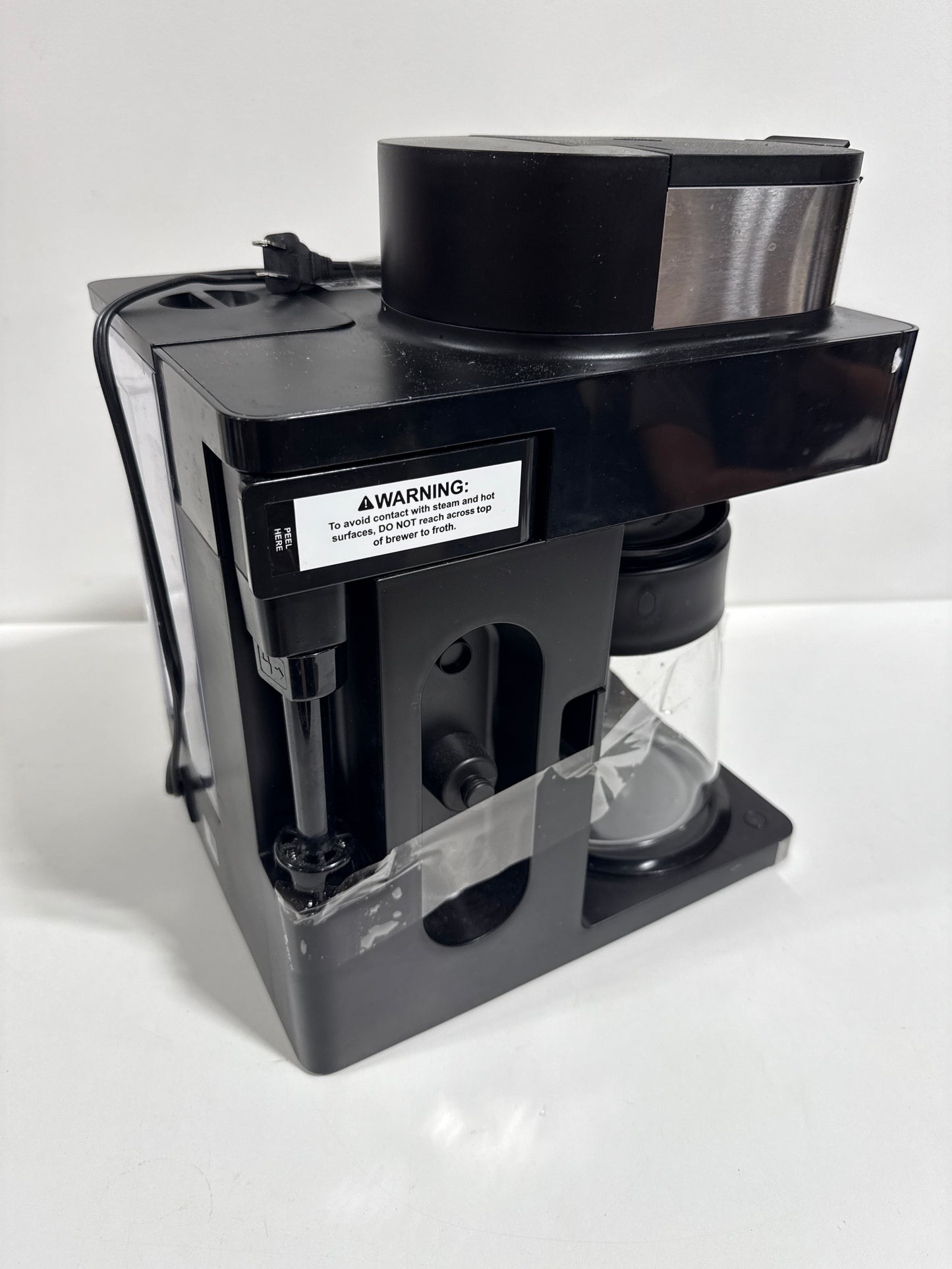 Used See Desc - Espresso & Coffee Barista System, Single Serve & Nespresso, with 12-Cup Carafe, 4 Styles with Ristretto - Black