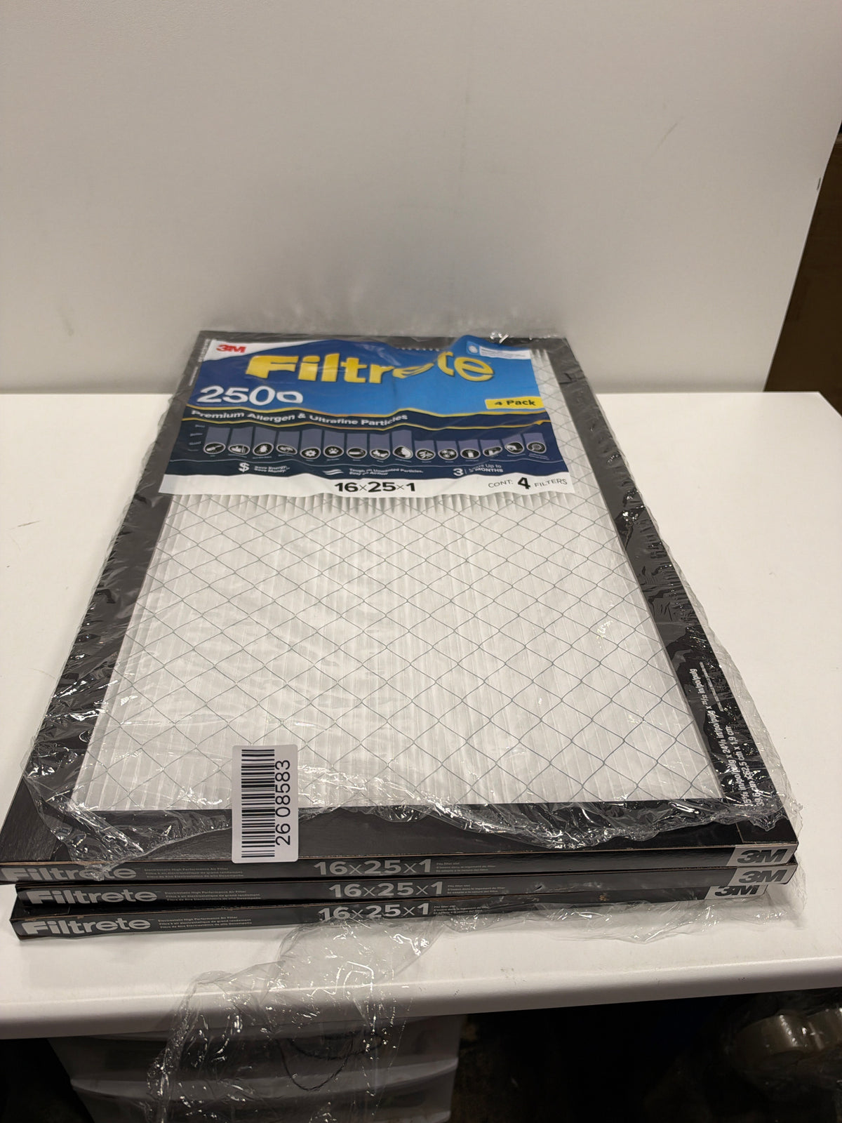 3 x 3M 2500 Series Filtrete 1 Filter 16 X 25 X 1