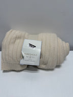 50’’x60’’ Casual Mixed Rib Throw Blanket Beige - Threshold™ Designed with Studio McGee - *Bedding