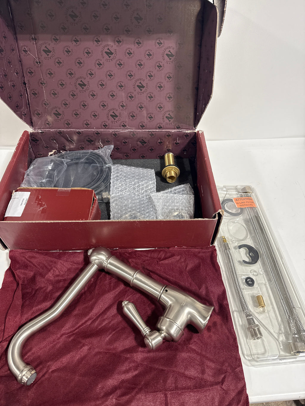 Rohl A3650LMWSSTN-2 Kitchen FAUCETS 11.00 x 7.00 x 9.00 inches Satin Nickel - *Plumbing