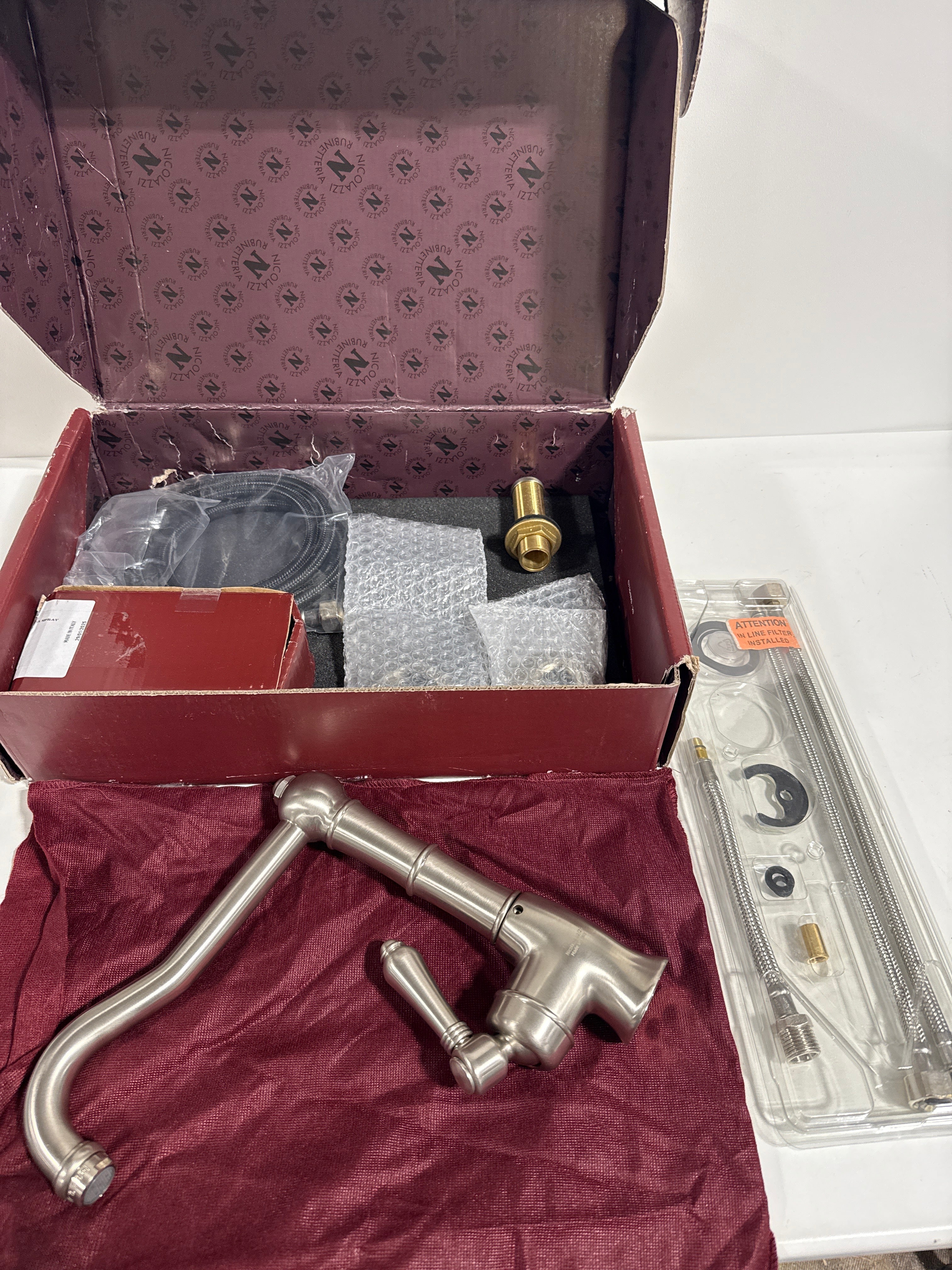 Rohl A3650LMWSSTN-2 Kitchen FAUCETS 11.00 x 7.00 x 9.00 inches Satin Nickel - *Plumbing
