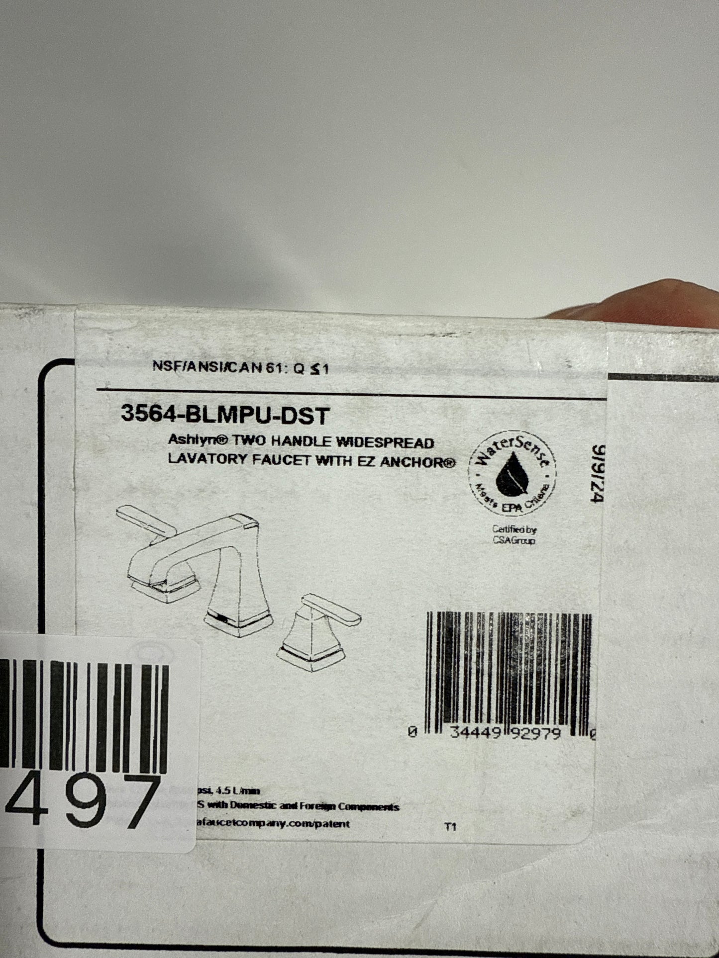 See Desc Ashlyn 8 in. Widespread 2-Handle Bathroom Faucet in Matte Black