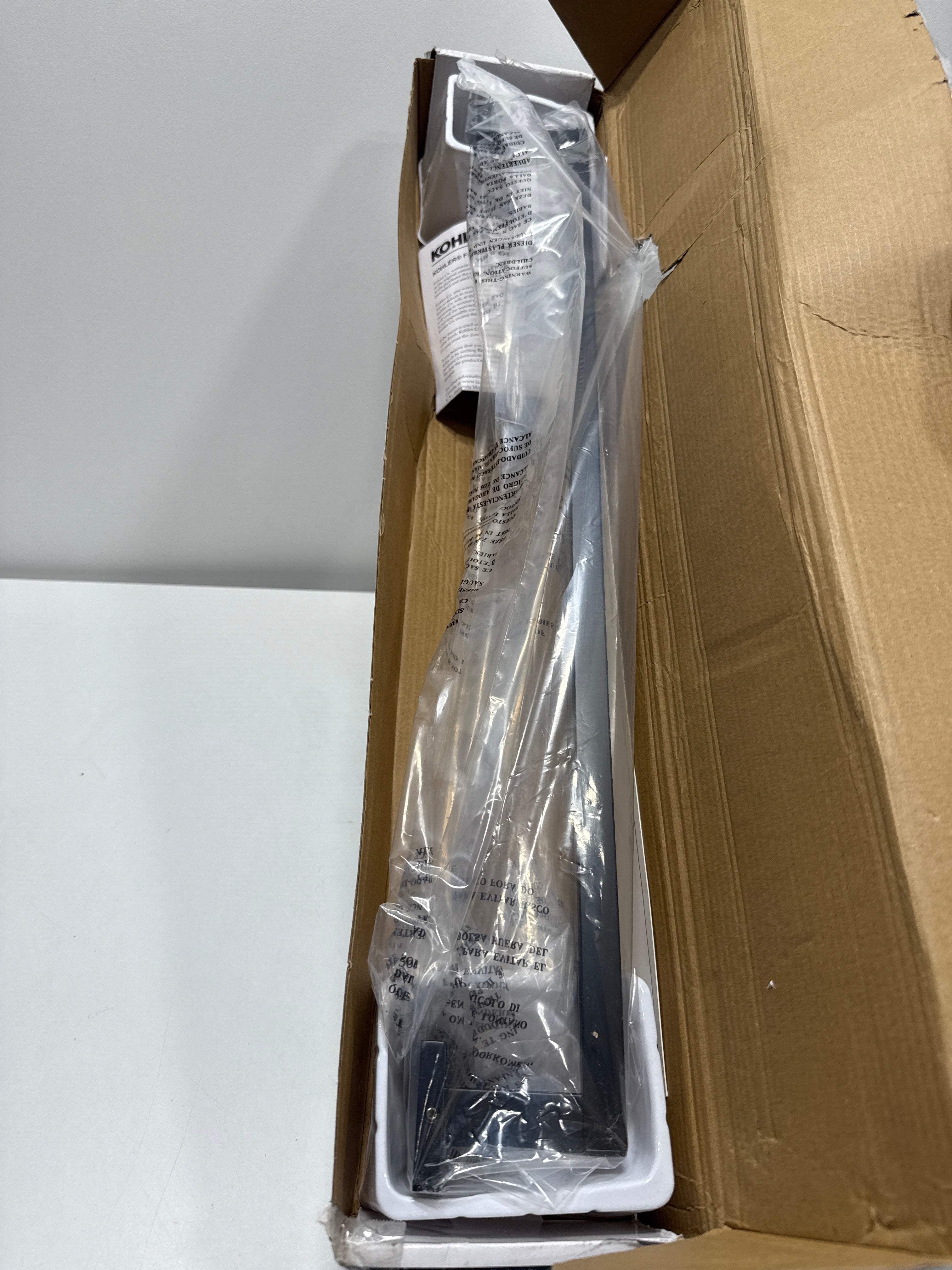 Kohler 23285-BL Square 24" Towel bar, Matte Black