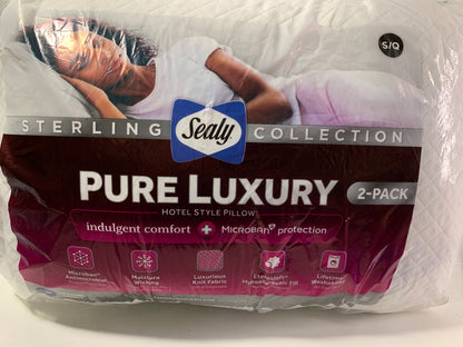 Sealy Sterling Pure Luxury Pillow, 2-pack