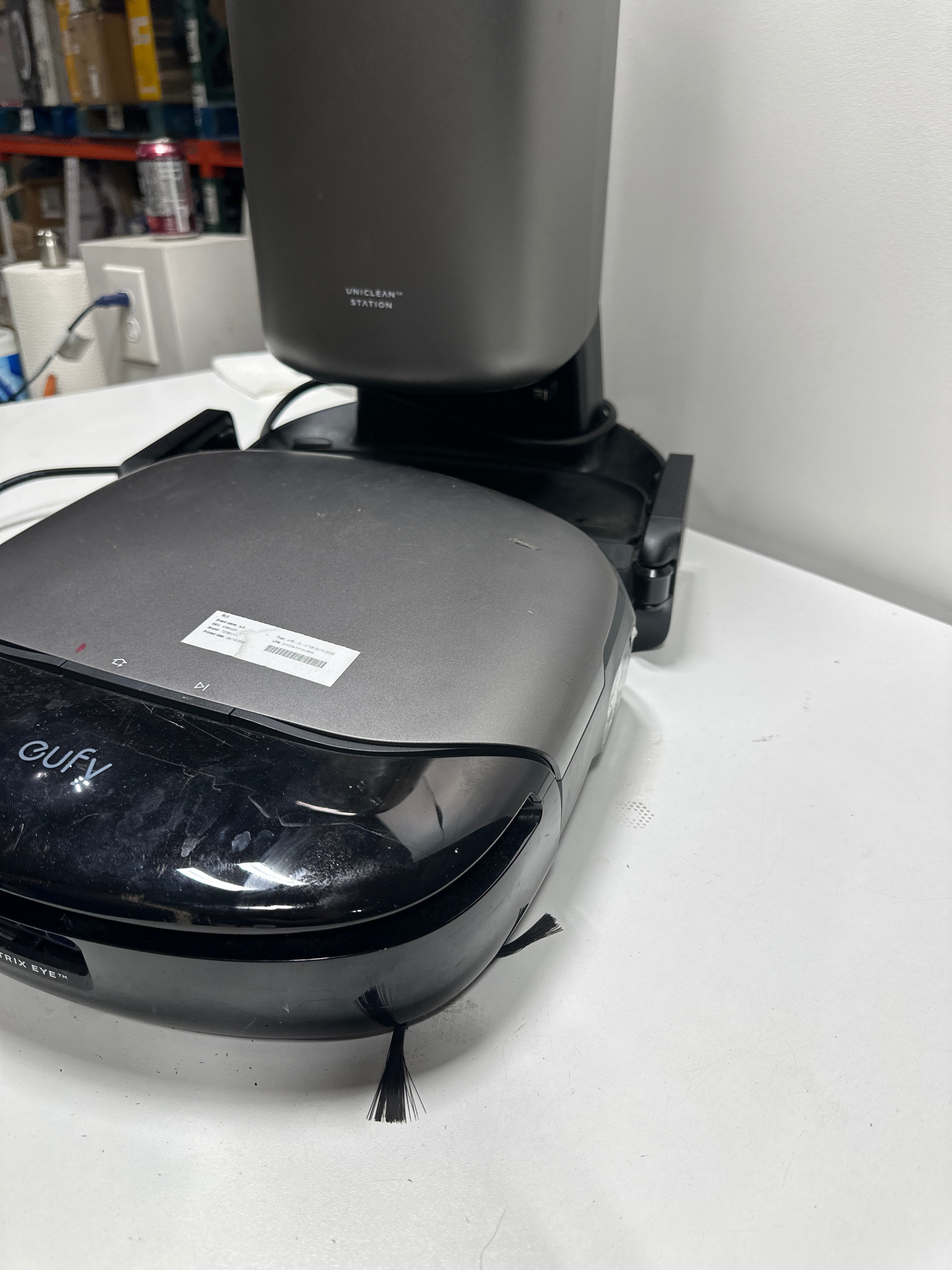Used Omni S1 Pro 13.7 in. Robotic Vacuum and Mop with Smart Navigation, Bagless, Washable Filter, Multi-Surface in Black