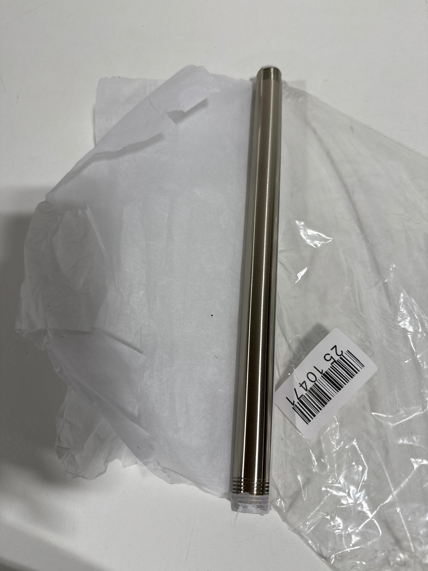 Moen 12" Straight Shower Arm 226651BN Brushed Nickel