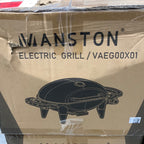 Vanston Outdoor Electric Barbecue Grill & Smoker Black - Great Small Spaces such as Patios Balconies and Decks 1500W