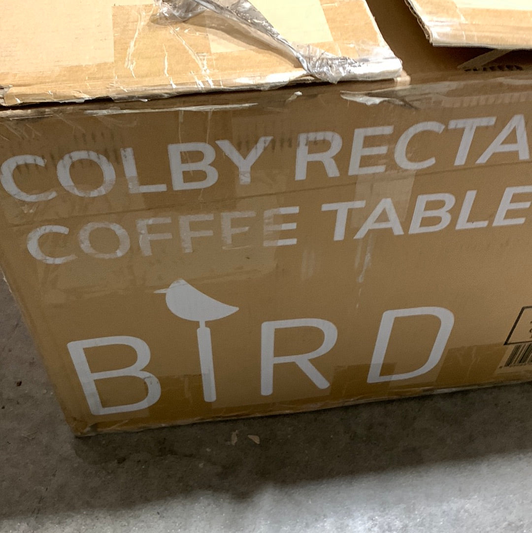 Yardbird - Colby Outdoor Coffee Table - Dark Matte Brown