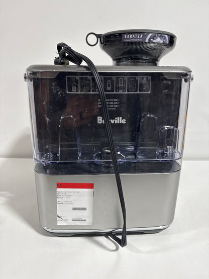 Scratch & Dent Breville the Barista Touch Impress Espresso Machine with Grinder & Milk Frother, Espresso Maker with Assisted Tamping, Cappuccino & Latte Machine