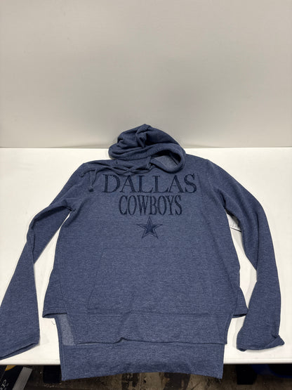 NFL Dallas Cowboy Women's Toothbrush Sequin Hooded Sweatshirt