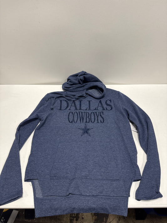 NFL Dallas Cowboy Women's Toothbrush Sequin Hooded Sweatshirt