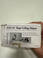 Minka-Aire 45 Degree Slope Ceiling Adapter Kit - White - A245-WH - *Lighting & Electrical