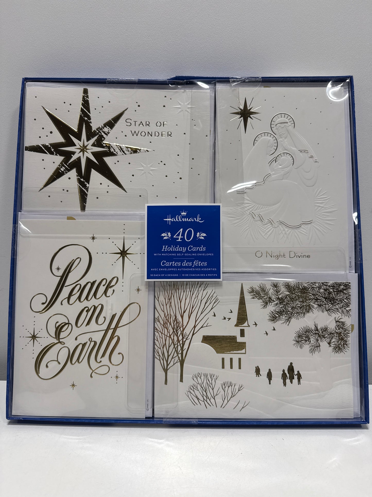 Hallmark Holiday Cards, 40-count, Assorted Designs