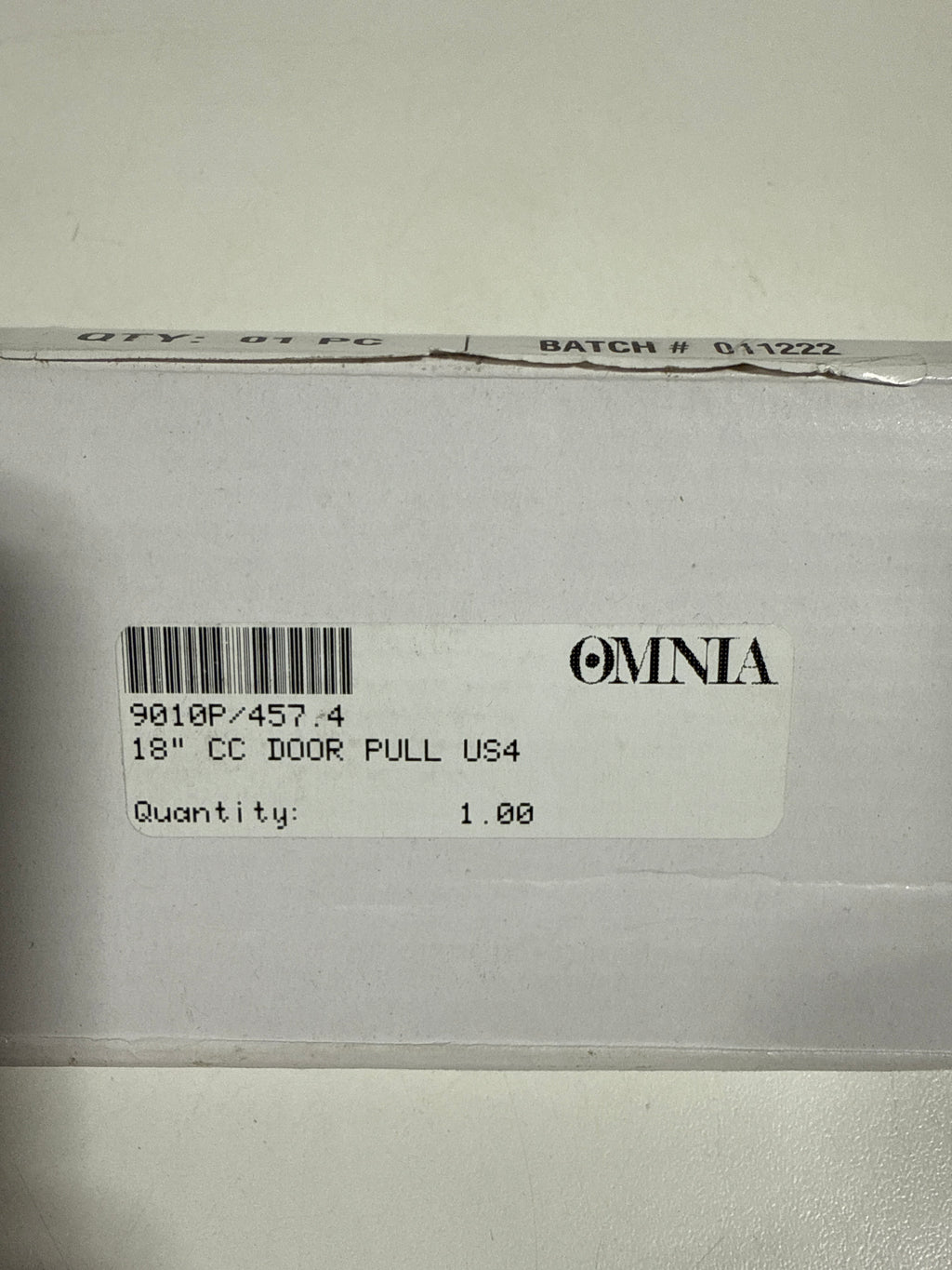 Sratch Omnia Ultima II Series 18 Inch Center to Center Bar Appliance Pull 9010P/457.4 - *Tools Hardware & Misc