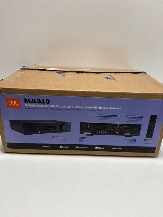 JBL MA310 5.2 Channel (60 Watt x 5) 4K AV Receiver (Black)