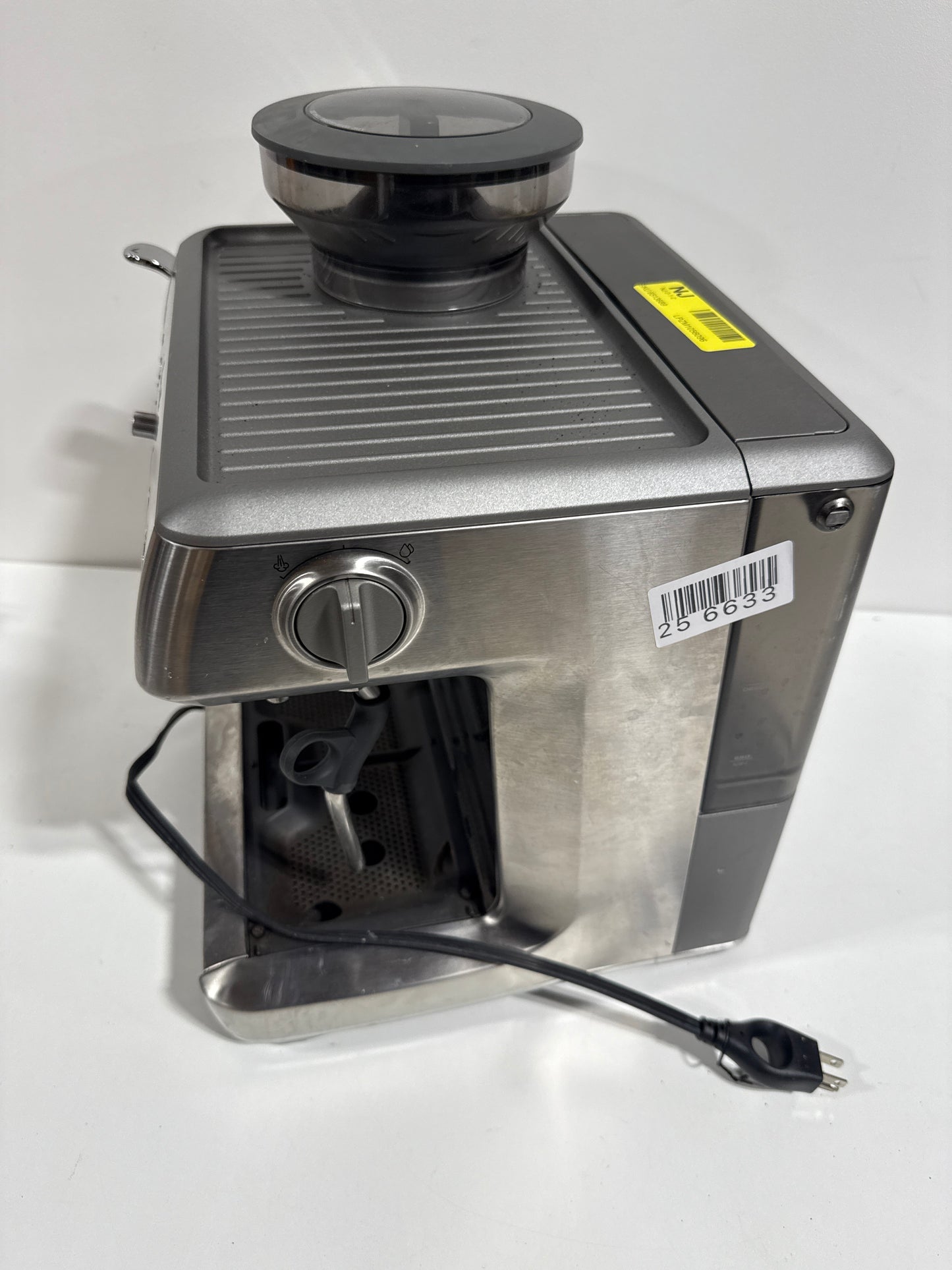 Used Breville - the Barista Express Impress Espresso Machine - Brushed Stainless Steel