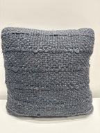 Square Marled Knit Pillow Gray Blue - Threshold - *Home Decor & Curtains