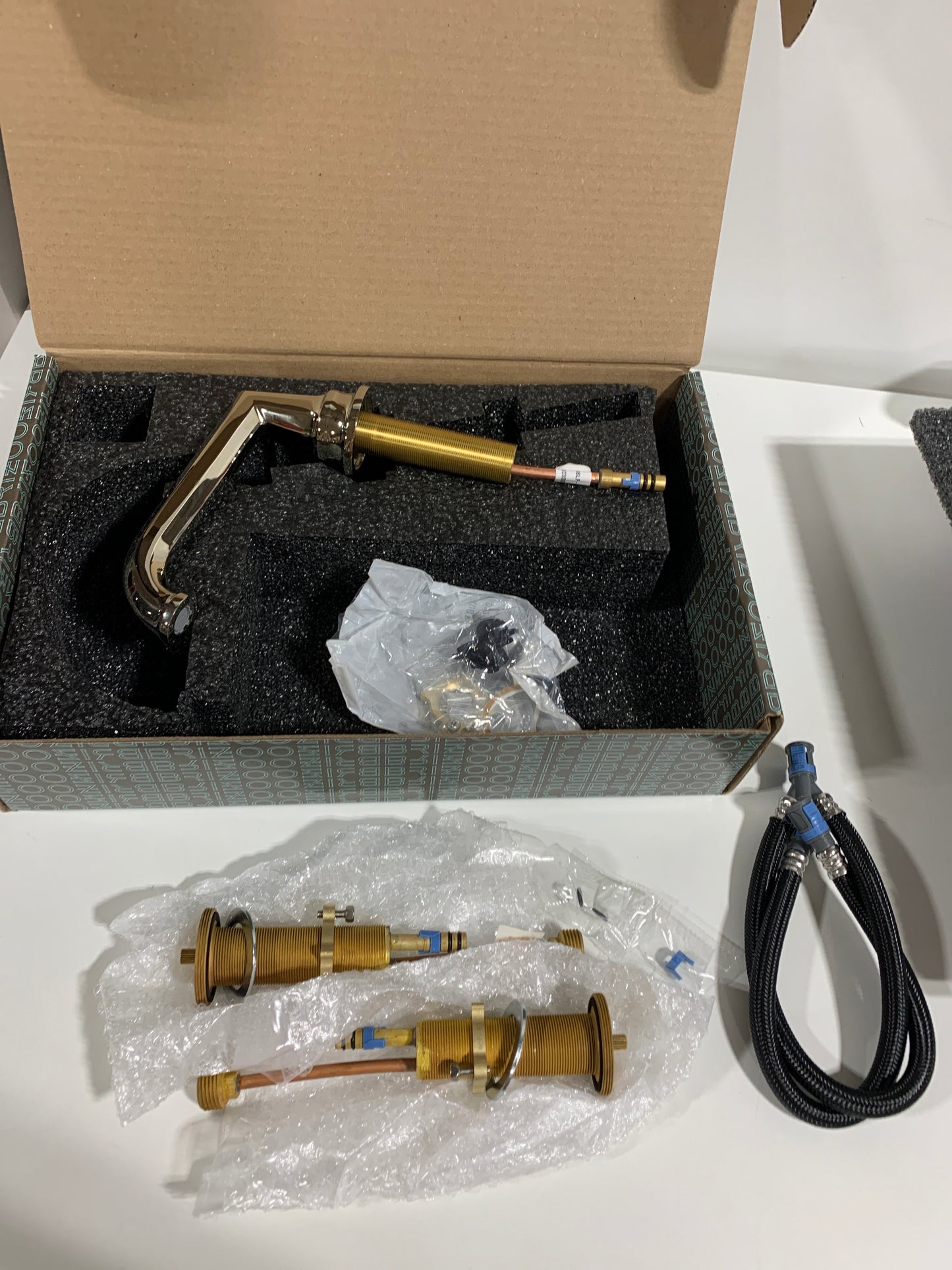 Brizo 65366LF-LHP Beauclere 1.2 GPM Widespread Bathroom Faucet - Less Drain Assembly and Handles Brilliance Polished Nickel